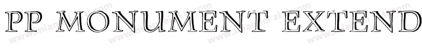 PP Monument Extended Semibold字体转换